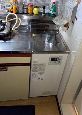 調理台型給湯器取替工事 – ノーリツ GBF-1611D-2